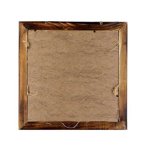 Bambu İpli Ahşap Duvar Çerçevesi - 30x30cm Çoklu Fotoğraf Panosu