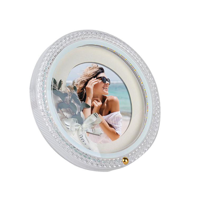 Işıklı Çiçek Buketi Fotoğraf Çerçevesi | 3 Renk LED'li Romantik Hediye