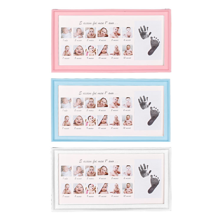 Bebek Gelişim Çerçevesi | 12 Aylık ve El Ayak İzli Hatıra Seti
